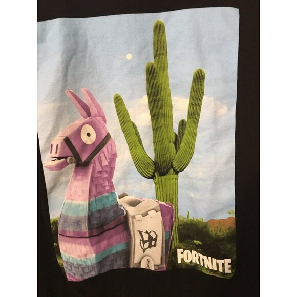 Fortnite Cactus Donkey Men’s‎ Short Sleeve T Shirt Sz XL Black - Picture 2 of 5